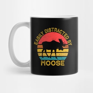 Easily Distracted By Moose Mug